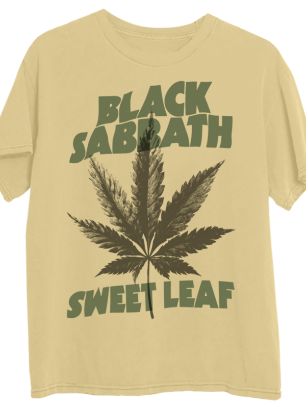 Black Sabbath Sweet Leaf Cannabis T-Shirt