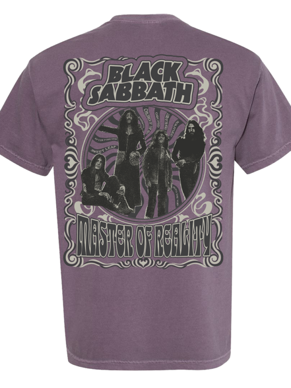 Black Sabbath Master of Reality Purple T-Shirt